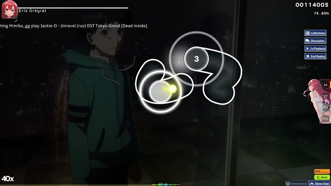 Jackie O   Unravel rus OST Tokyo Ghoul Dead inside Osu