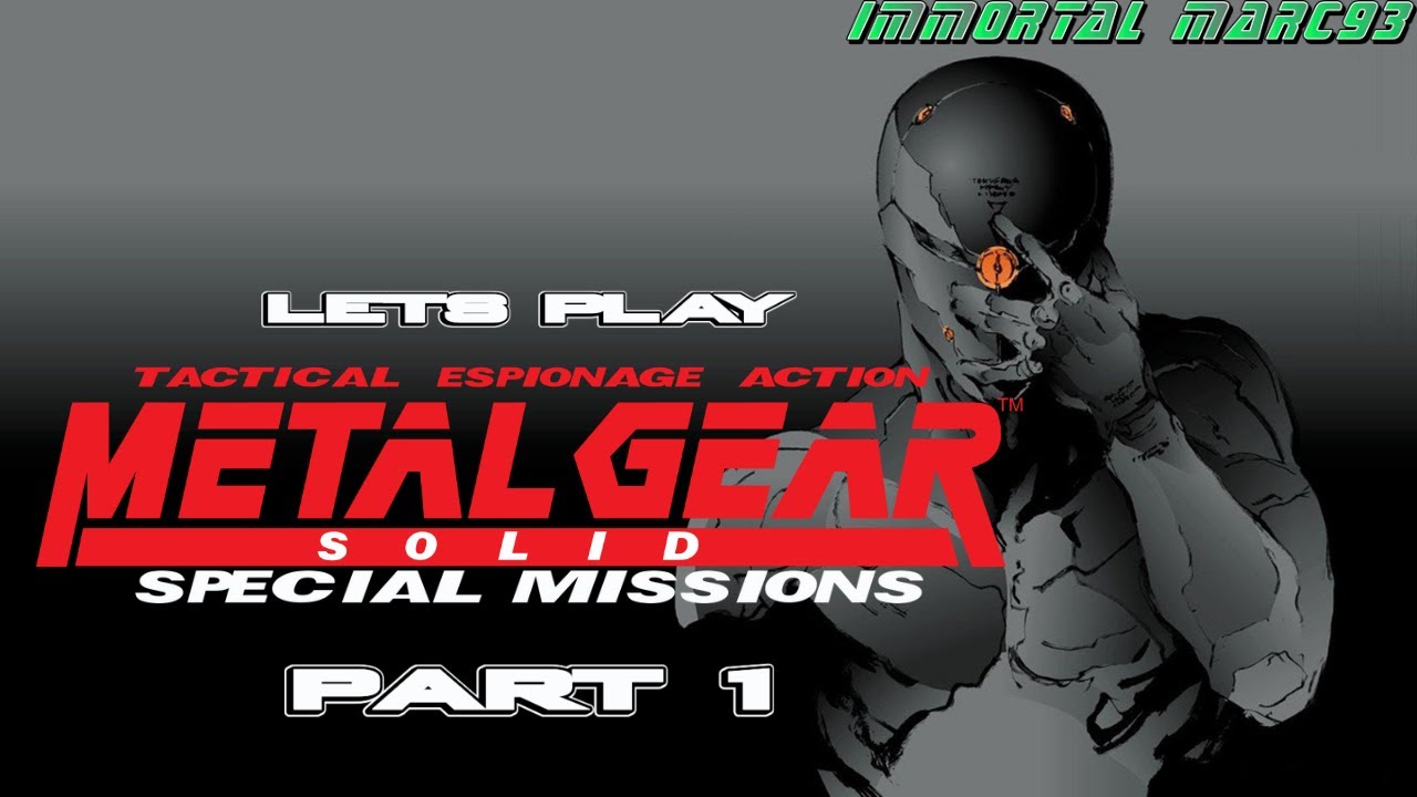 Lets Play MGS Special Missions! Part 1!