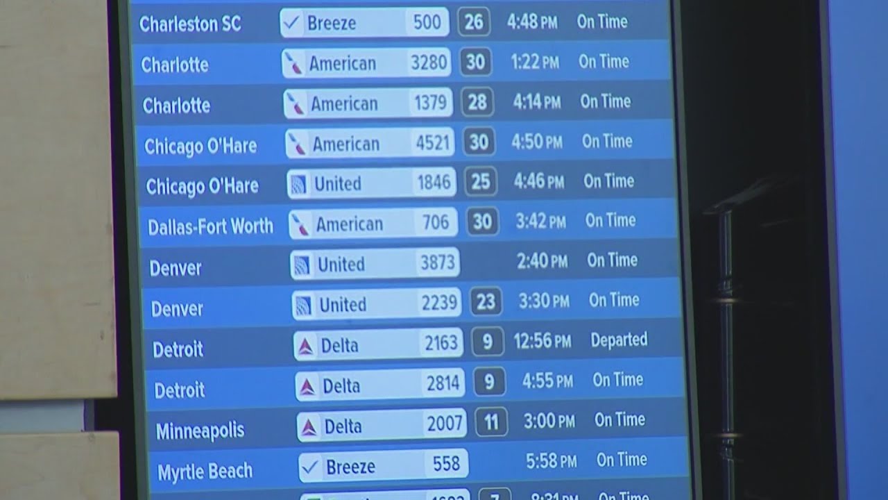 Travelers get ahead of storm delays at Bradley International Airport
