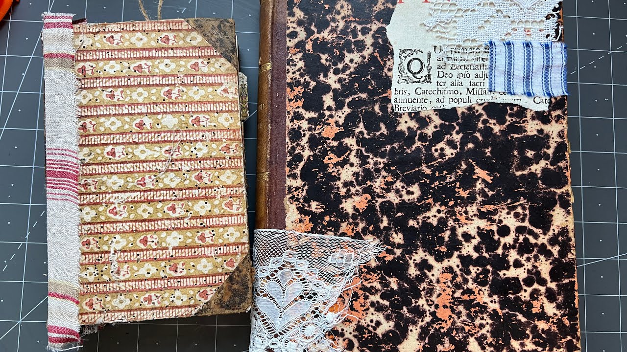 TUTORIAL | filling pockets in the large journal with hinged pages Part 1