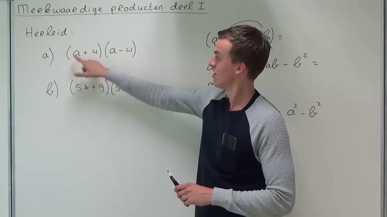 Algebra - Merkwaardige producten deel I (2 HAVO/VWO & 2 VWO)