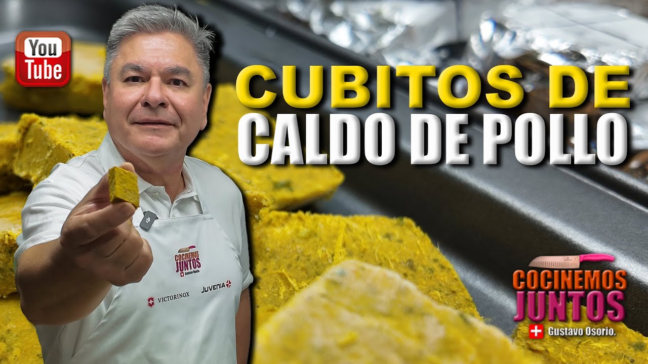 Como hacer CUBITOS DE CALDO DE POLLO