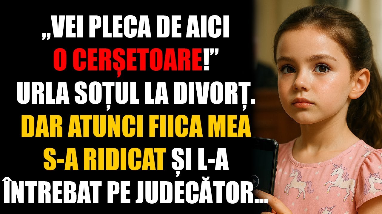 „Vei pleca de aici o cerșetoare!” — urla soțul la divorț. Dar atunci fiica mea s-a ridicat și l-a...