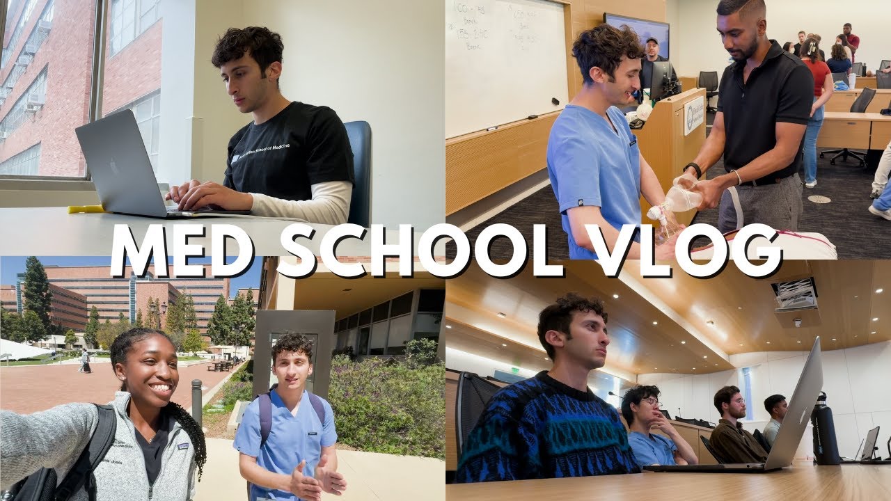 productive medical student vlog 🧑🏼‍💻 ✨ (studying, morning runs, intubation workshop, admit wknd)