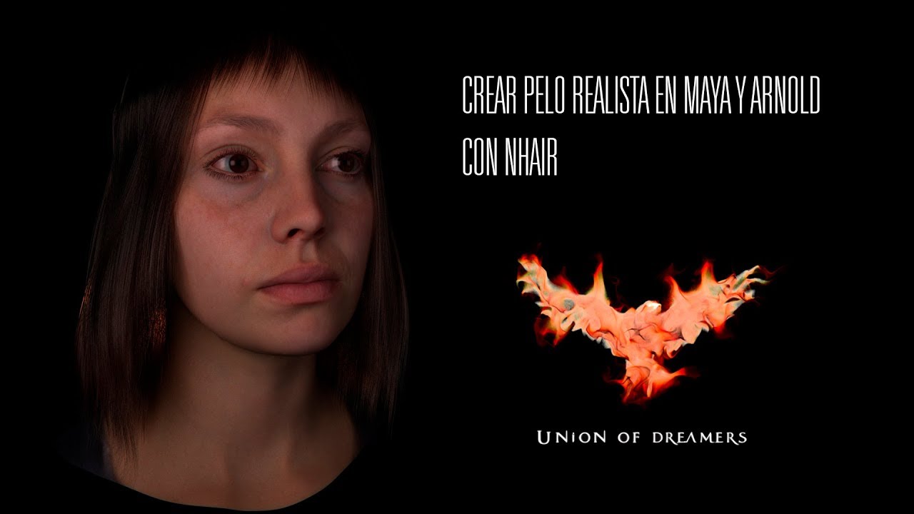 Como CREAR PELO REALISTA en MAYA con NHAIR/ Realistic Hair in Maya