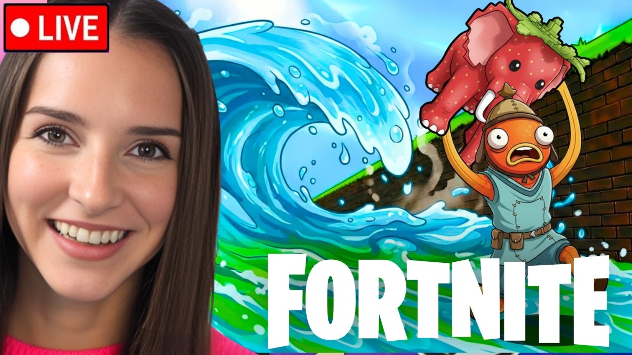 🔴Jump Tsunami For Brainrot  LIVE in Fortnite | Viewer Games | Stream