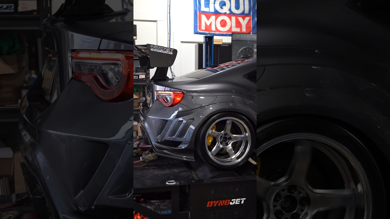 Widebody, 2JZ swapped, Toyota GT86! #2jzpower #dyno