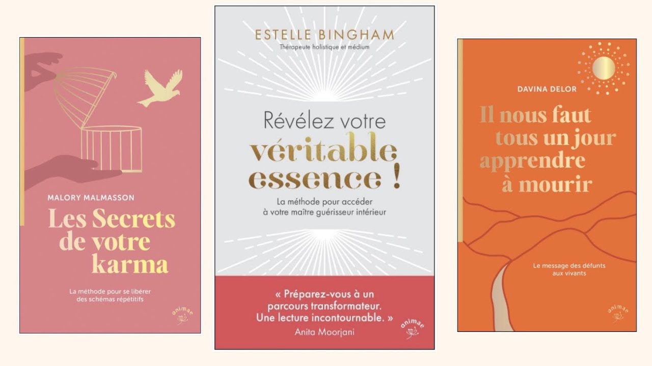 3 magnifiques livres à découvrir - Editions ANIMAE