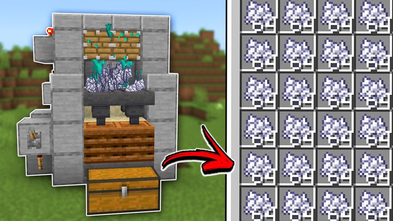 NOVA FARM de BONE MEAL INFINITO no Minecraft Bedrock 1.21
