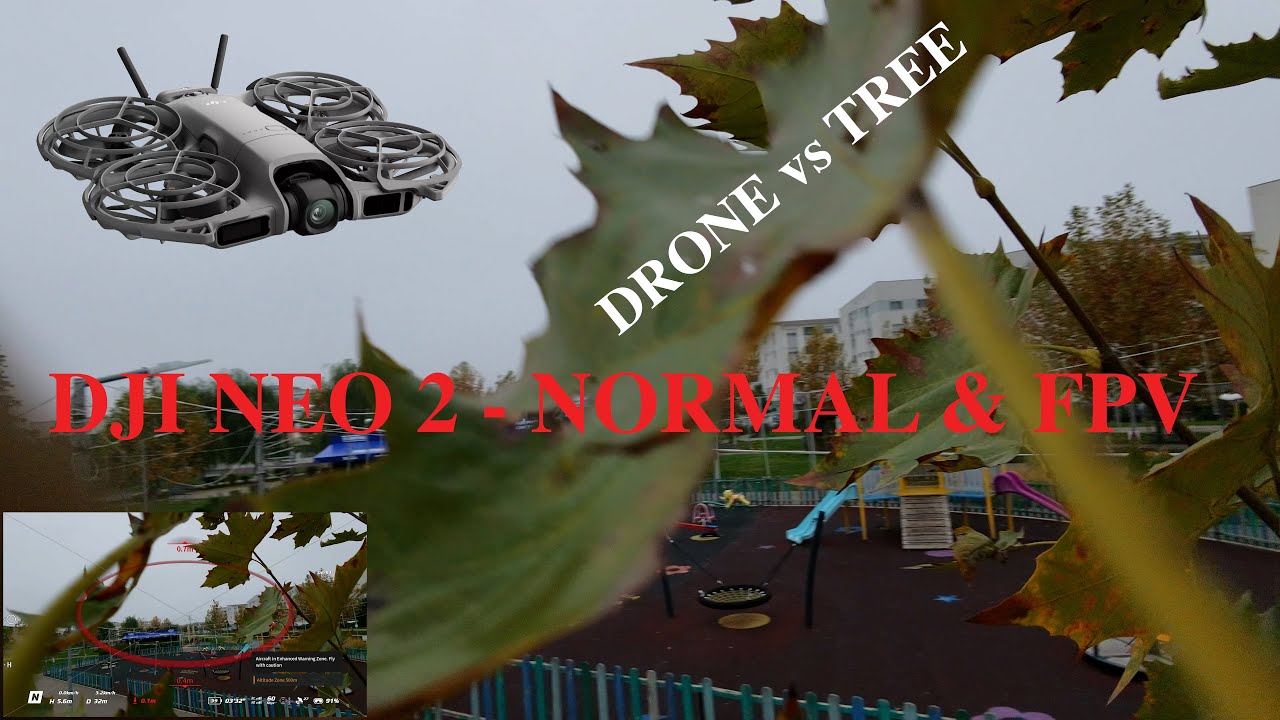 Реальный тест DJI NEO 2 &ndash; небольшой краш-тест ✔️, управляемость и удивительное качество 150 Мбит/...