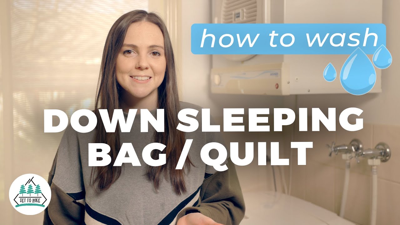 How to Wash a Down Sleeping Bag || Quilt