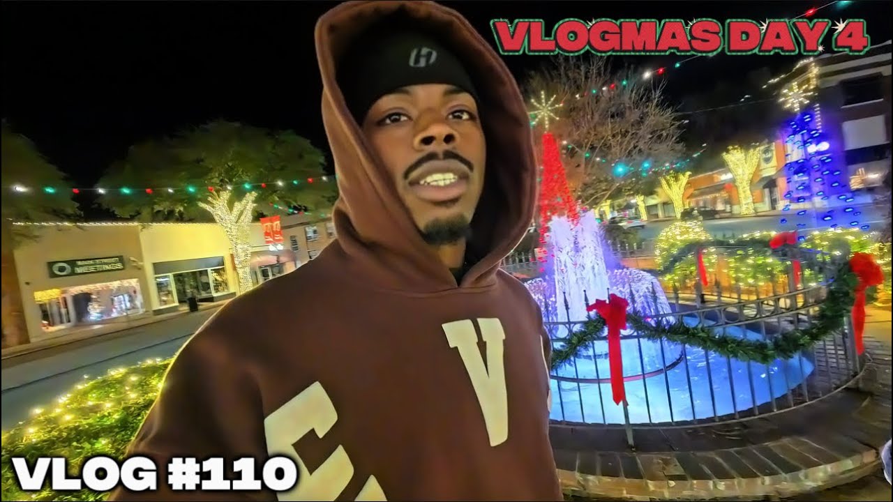 We Went To See The Christmas Lights🎄Vlogmas Day 4!