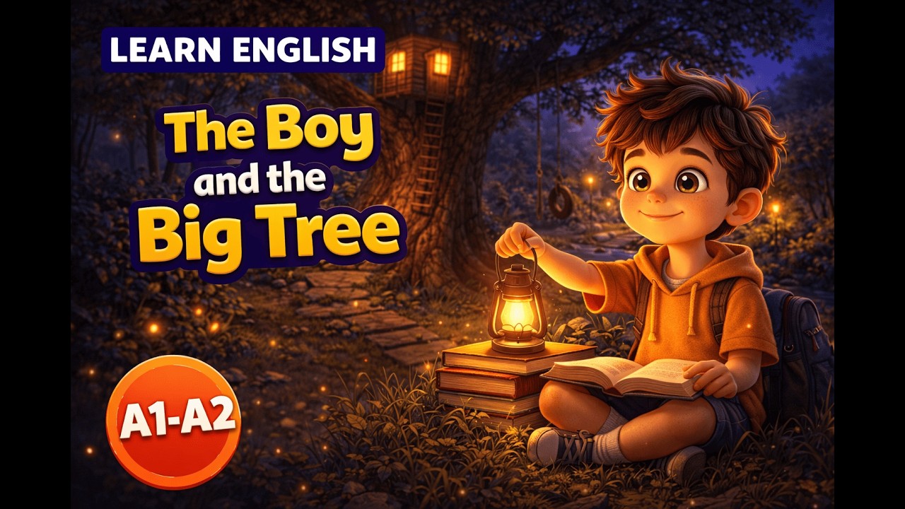 Learn English with Leo's Big Tree | Simple Story for English Practice