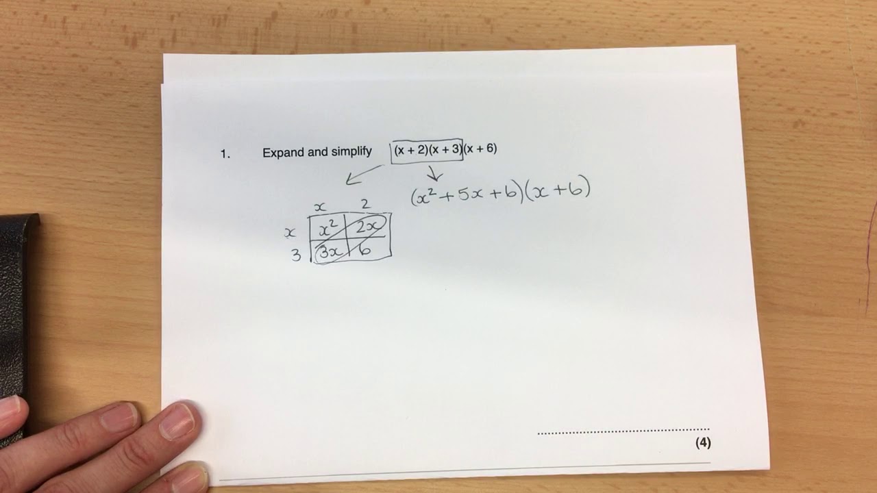 Expanding triple brackets