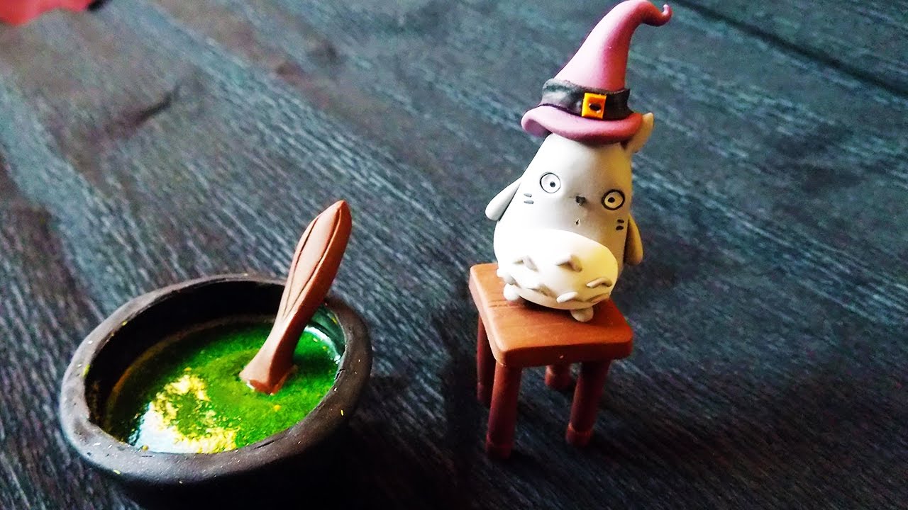 Halloween Totoro // Polymer Clay Tutorial