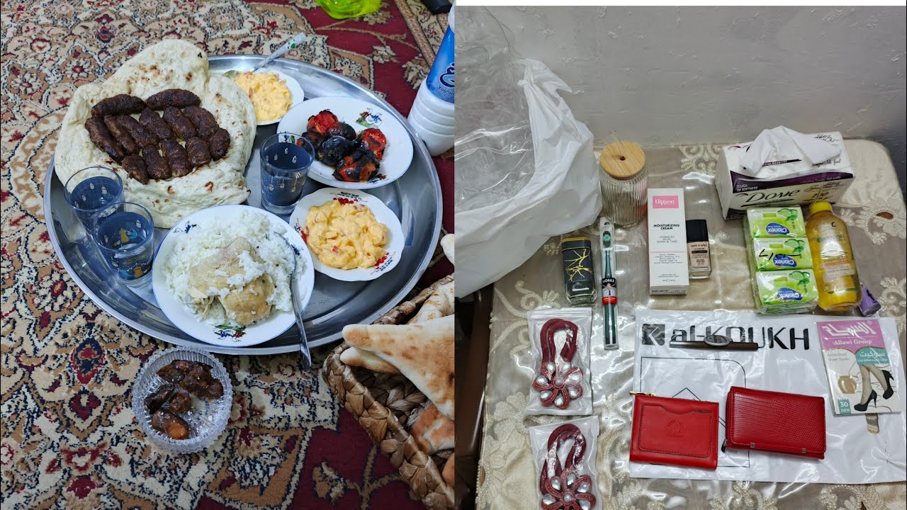 #مشتريات العيد ـ حضرت فطور بربع ساعه كباب بالفرن #تنظيف عيون الطباخ #مشاهده_ممتعه_احبتي 