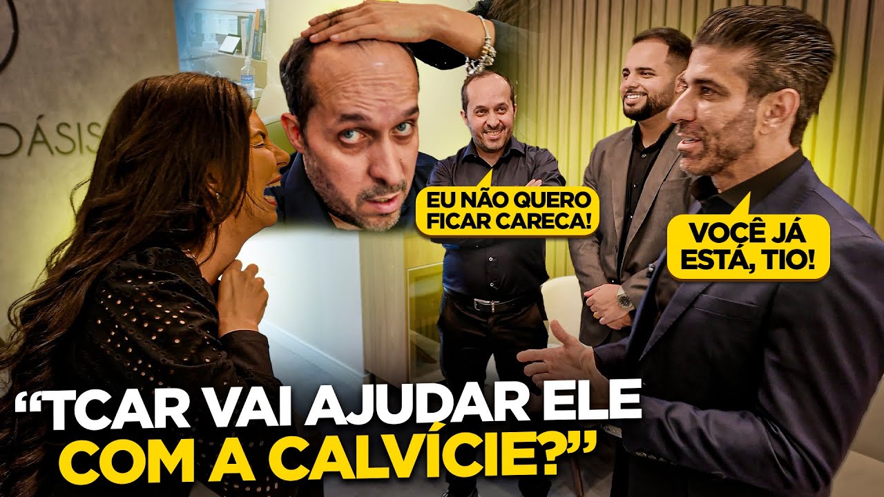 TRANSPLANTE CAPILAR… TCAR LEVOU 2 VENDEDORES…