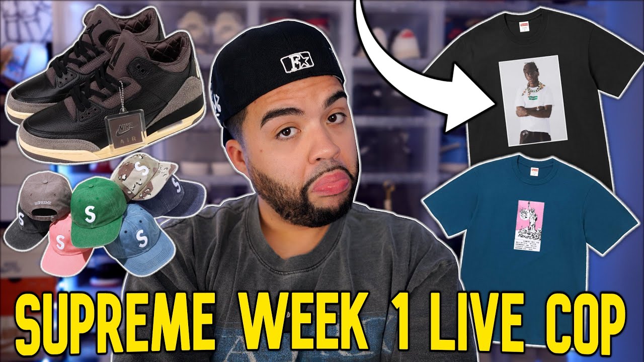 Supreme FW24 Week 1 Live Cop & A Ma Maniere Jordan 3's RECAP