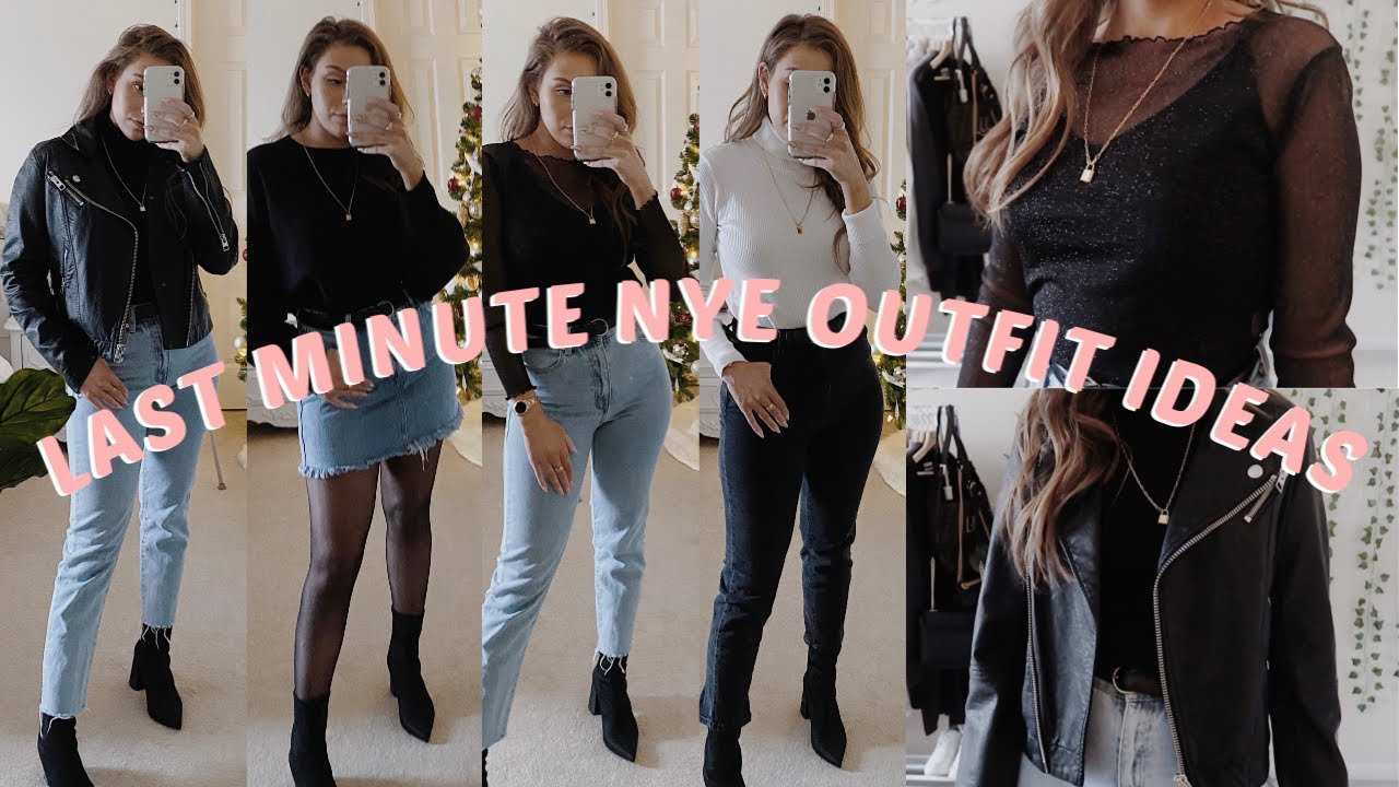 LAST MINUTE NEW YEARS EVE OUTFIT IDEAS | EASY & CASUAL