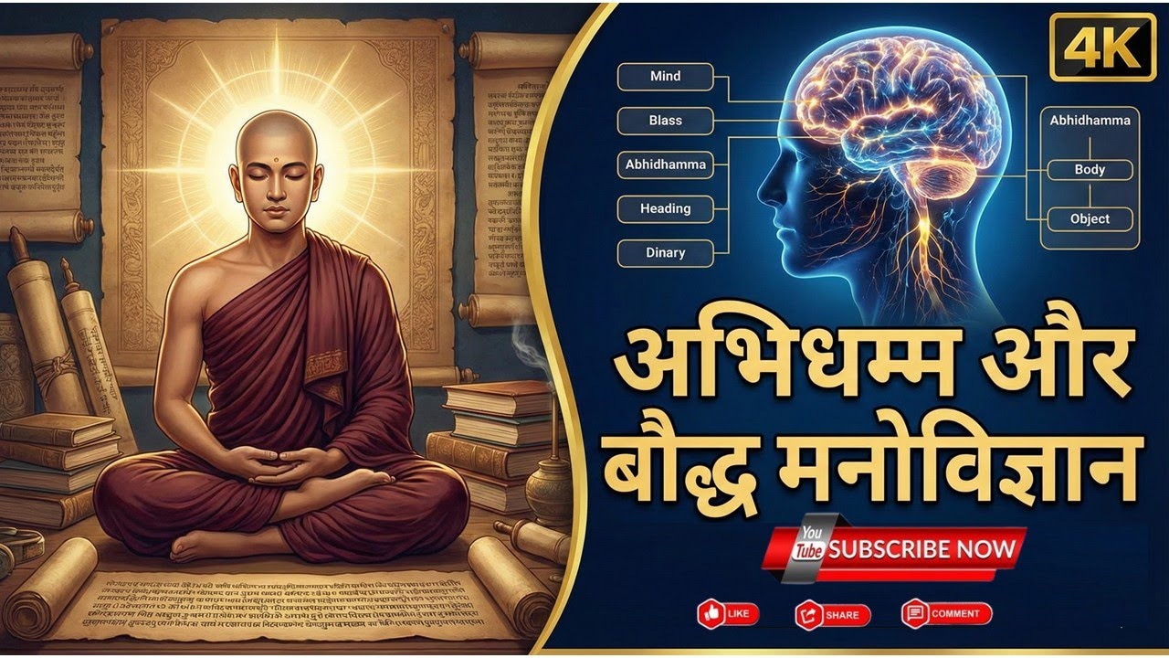मन की कार्य प्रणाली। | अभिधम्म और बौद्ध मनोविज्ञान l hindi Buddhism podcast  @BuddhismInHindiAi