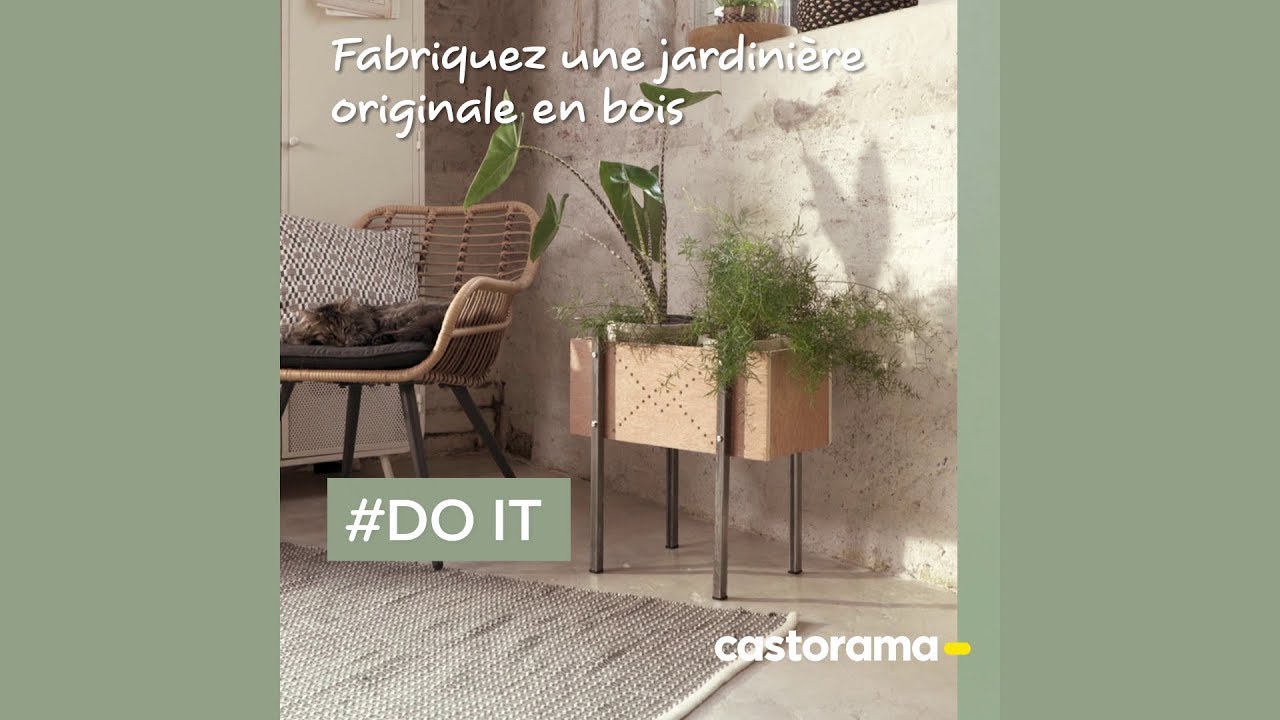 DIY : Fabriquez une jardinière originale en bois - Castorama