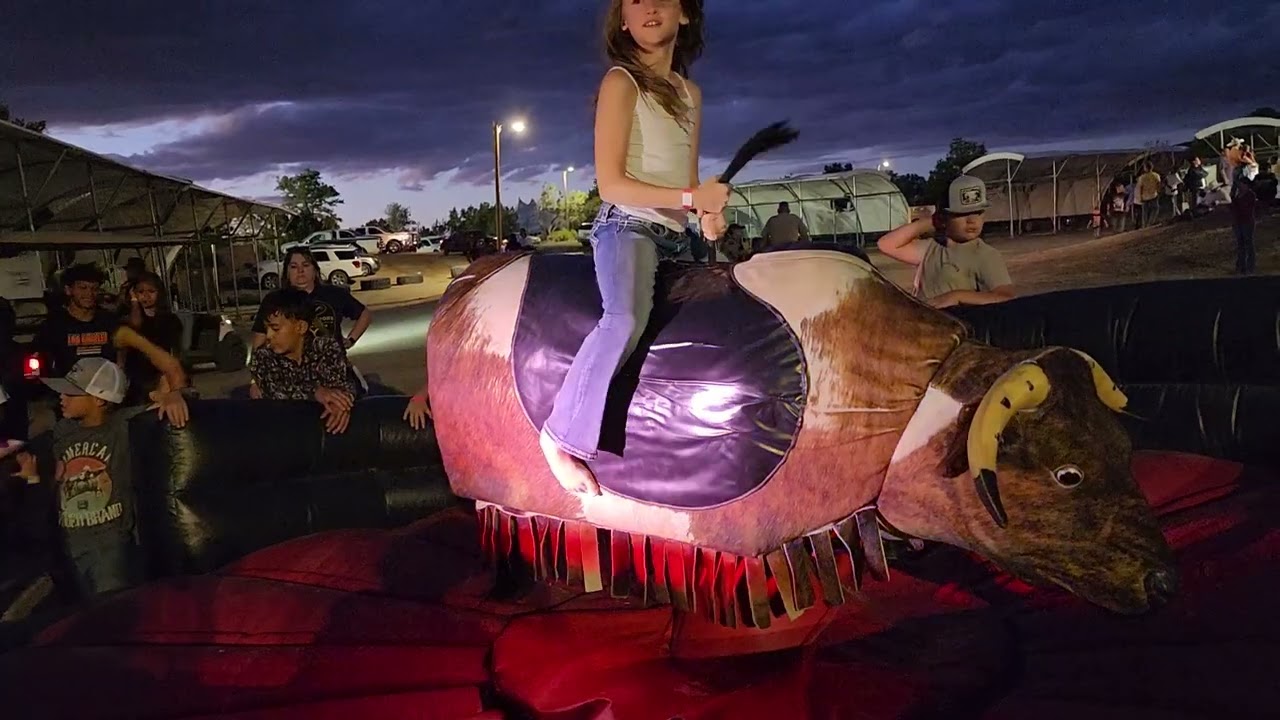 Bull Riding at the County fair.