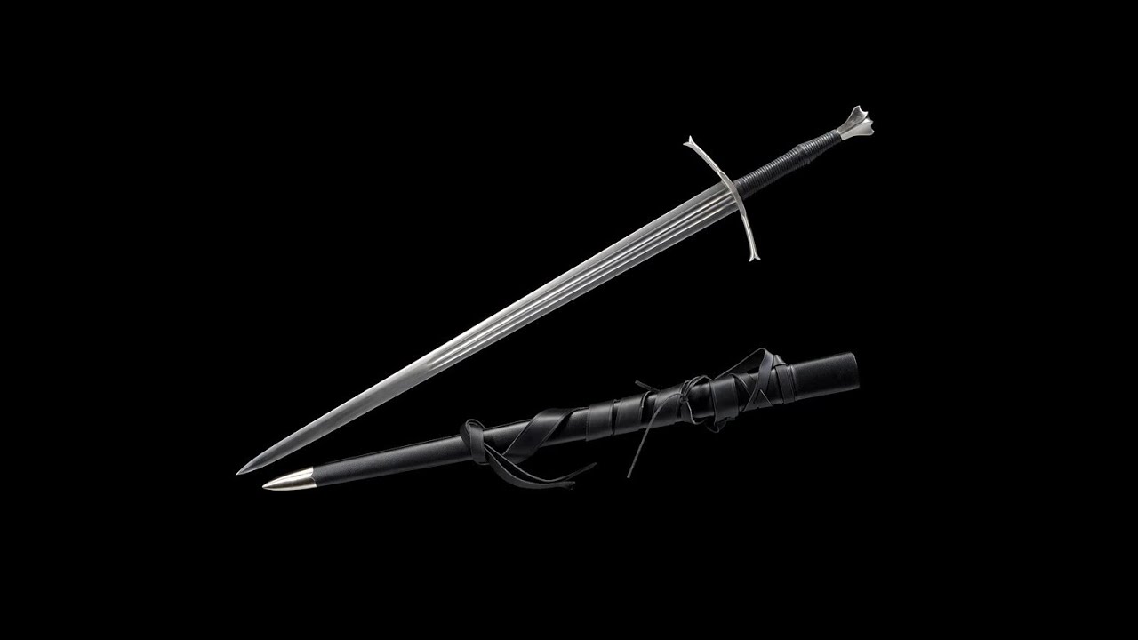 Ronin Katana Euro Model #1 Medieval Longsword with Double Fullers