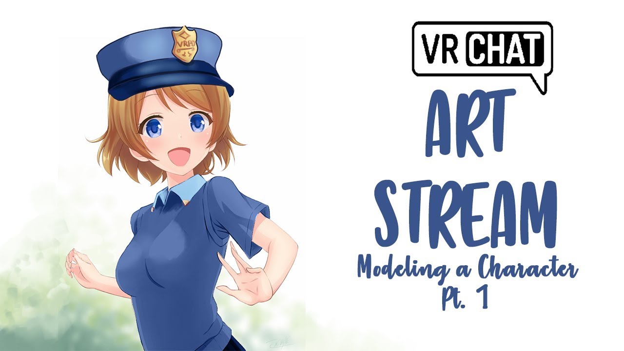 [VR CHAT] Modeling A Character From Scratch with Morra! Pt1