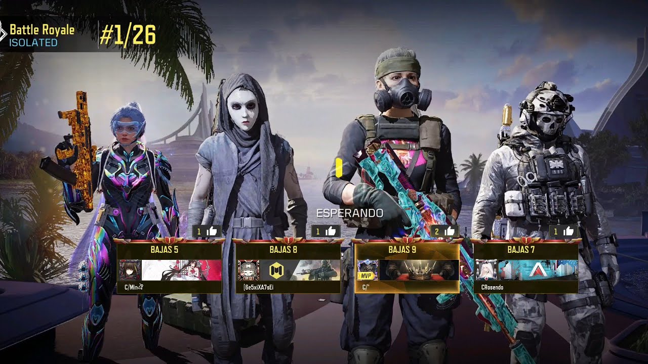 Call Of Duty Mobile. Battle Royale @yaredmarie Se llevó La victoria 🏆 @irvingarcia7180 Y Con Random