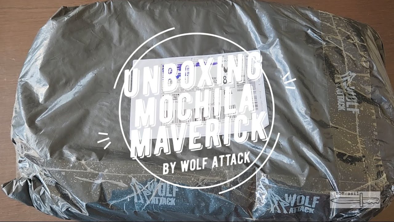 MOCHILA MAVERICK DA WOLF ATTACK   UNBOXING E PRIMEIRAS IMPRESSÕES