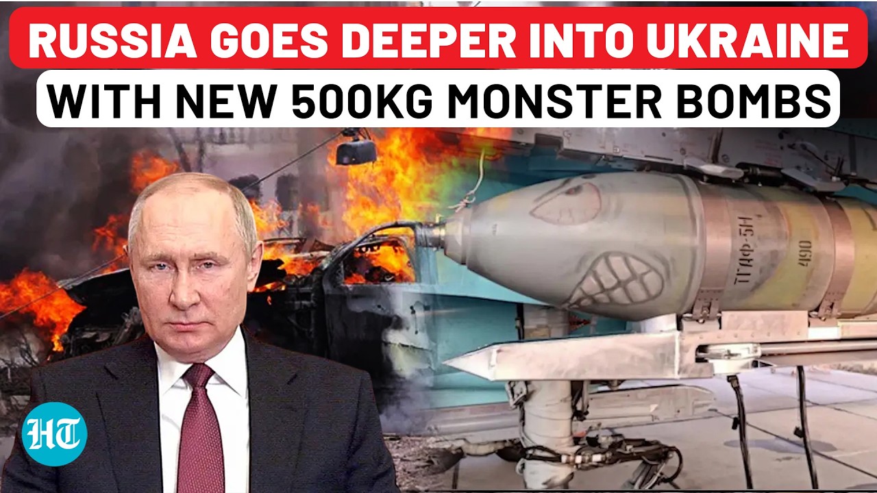 Putin's 999 KMPH Glide Bombs Now Active? New Russian Munitions Wreak Havoc In Ukraine, West Stunned