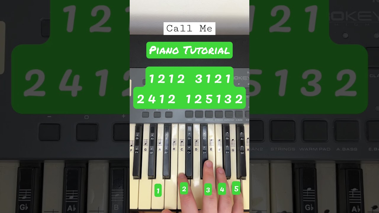 Call Me Sigma Piano Tutorial 🎹 #piano #tiktok #viral
