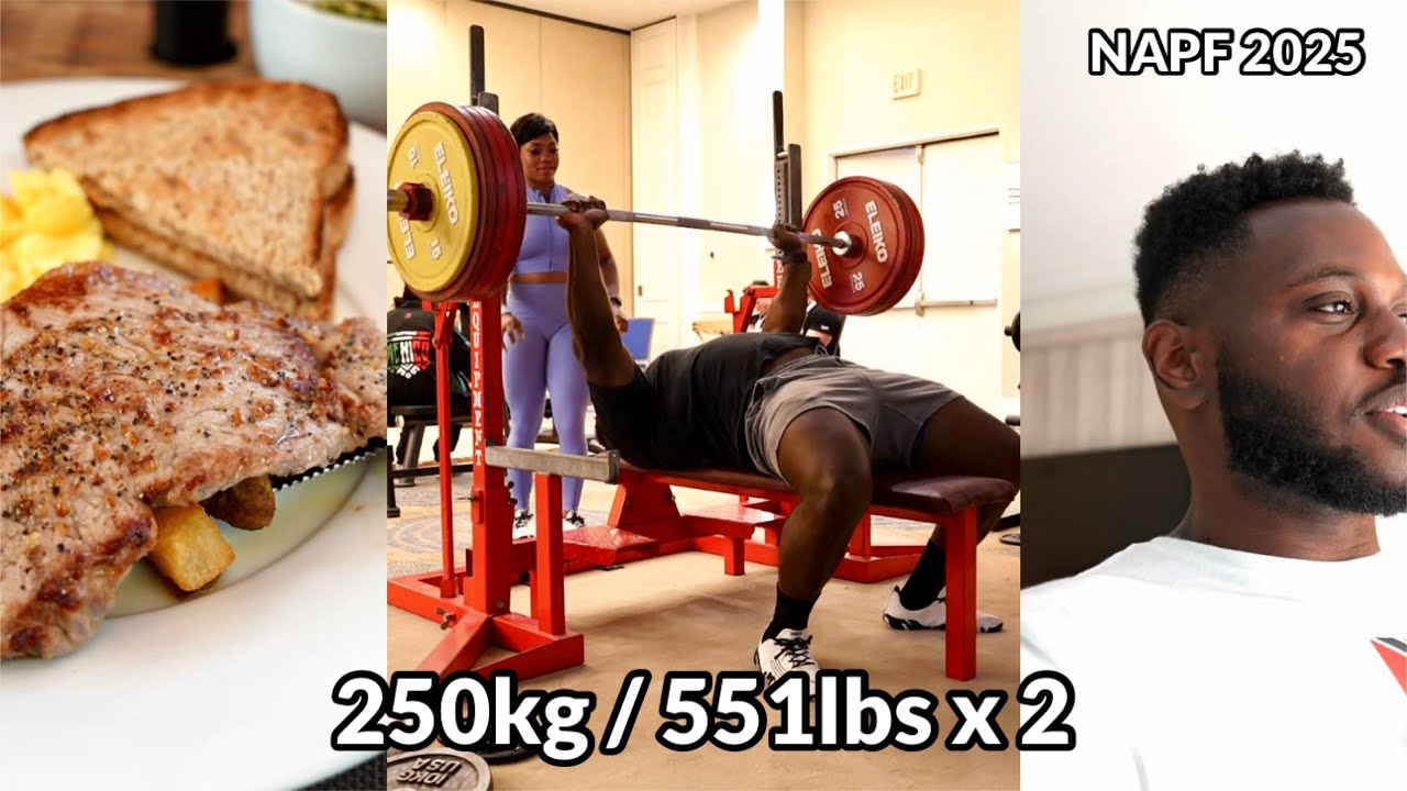 Project 1100 Day 5 -  551lbs x 2 Bench Press | NAPF | Cayman Islands