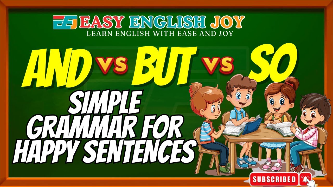 Live: And vs. But vs. So: Easy Grammar Guide for English Learners
