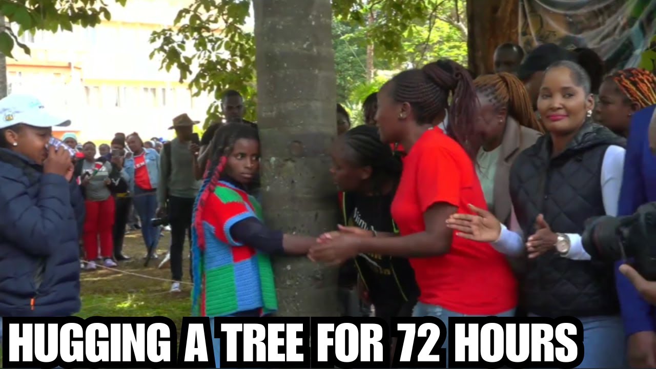 LIVE: Hugging a tree for 72 hours! Truphena Muthoni's final hours!!