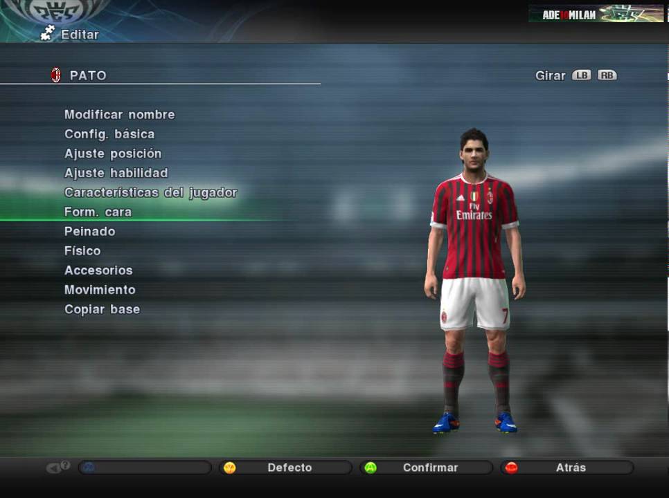 AC Milan Nuova Maglia 2011/2012 - PES 2011 [HD] + Download