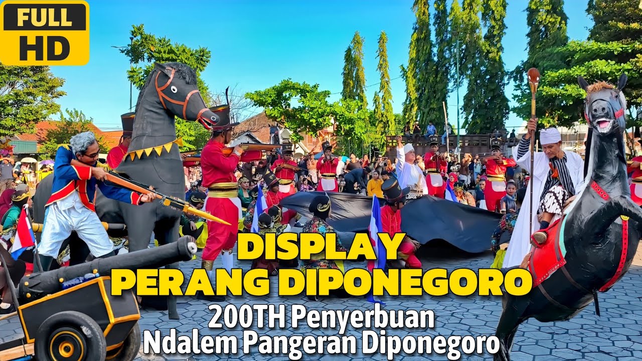 Display Kirab Perang Diponegoro | 200 Tahun Penyerbuan Ndalem Pangeran Diponegoro di Tegalrejo