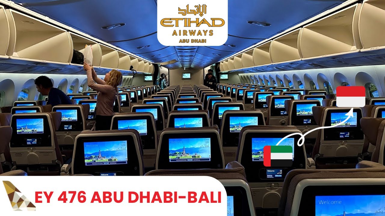 Abu Dhabi to Bali with Etihad Airways Boeing 787-9 | Economy Class | Tripreport