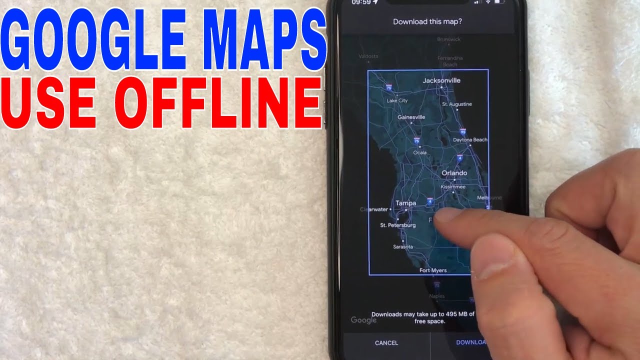 ✅  How To Use Google Maps Offline 🔴