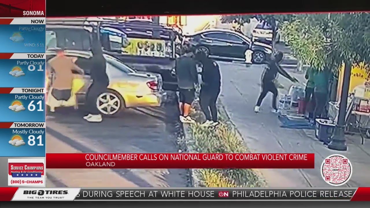 Oakland Councilmember calls on National Guard to combat violent crime