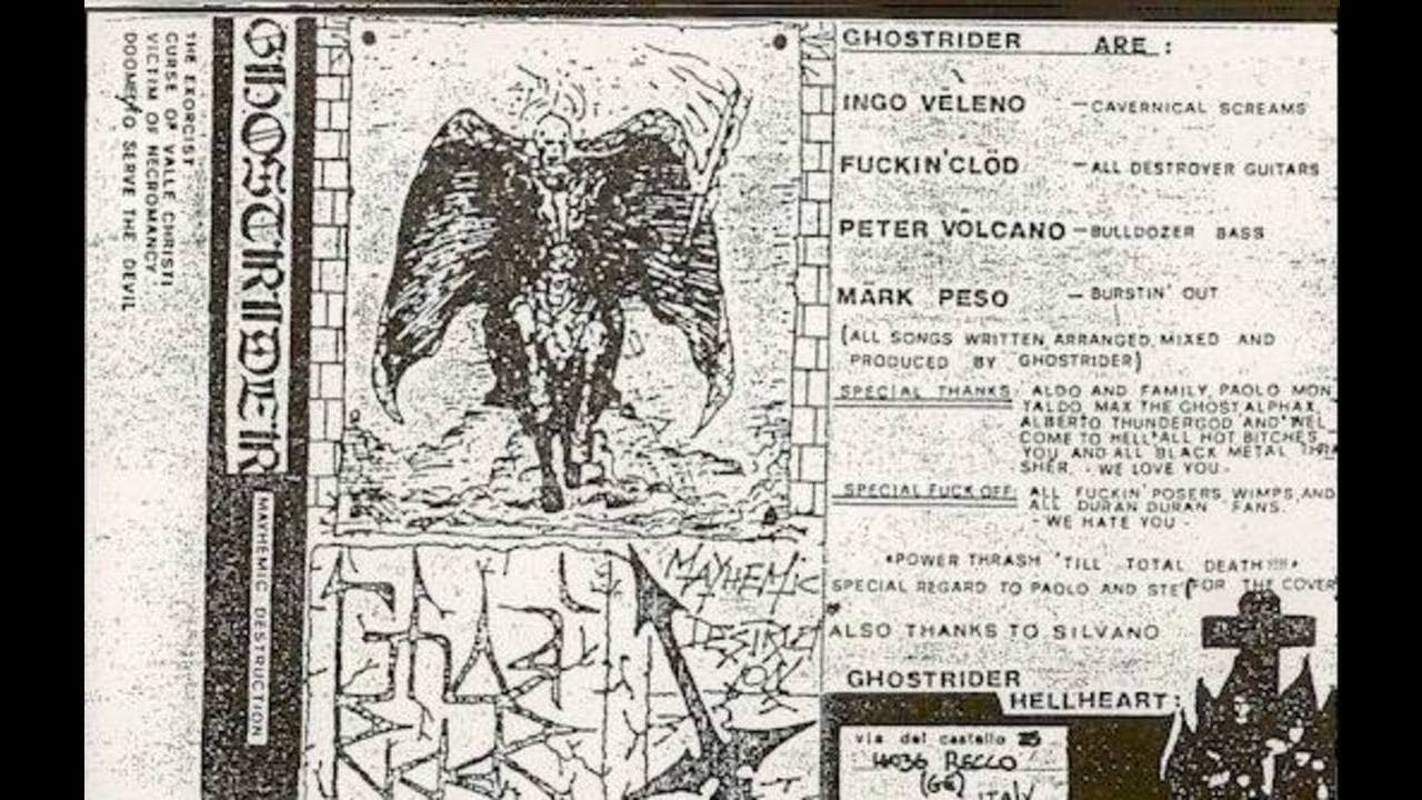 Ghostrider (Italy) - Mayhemic Destruction (Demo) 1984