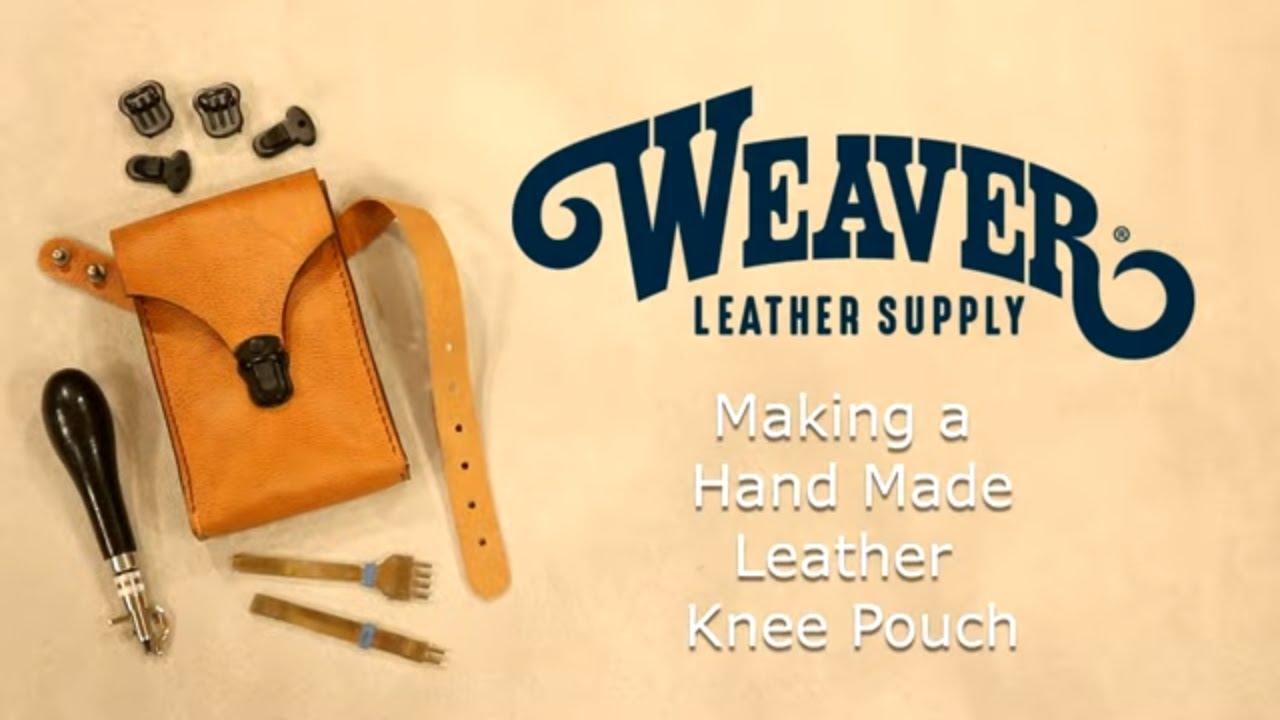 Making a Leather Knee Pouch