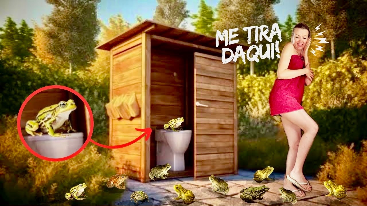 JOGAMOS SAPOS NA KAVIC ENQUANTO ELA TOMAVA BANHO 🐸