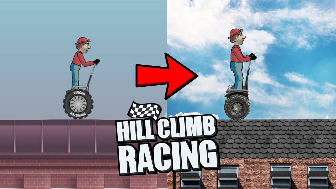I updates Onewheeler in Rooftops - Hill Climb Racing