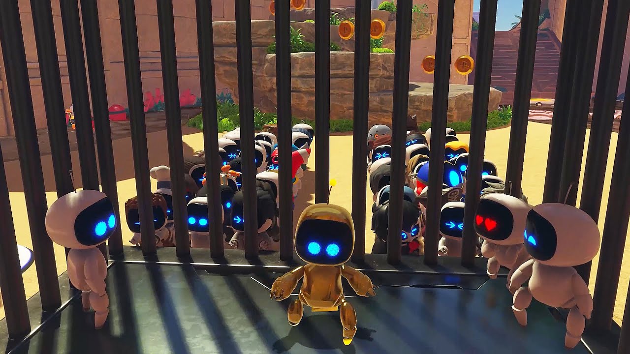 NEW ASTRO BOT GLITCH (Trapped inside of a Cage) 4K