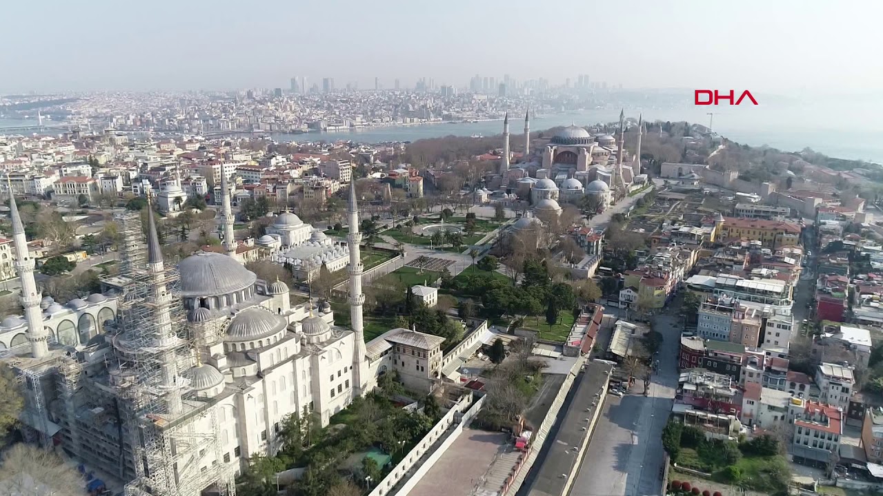 Sultanahmet Meydanı havadan görüntülendi