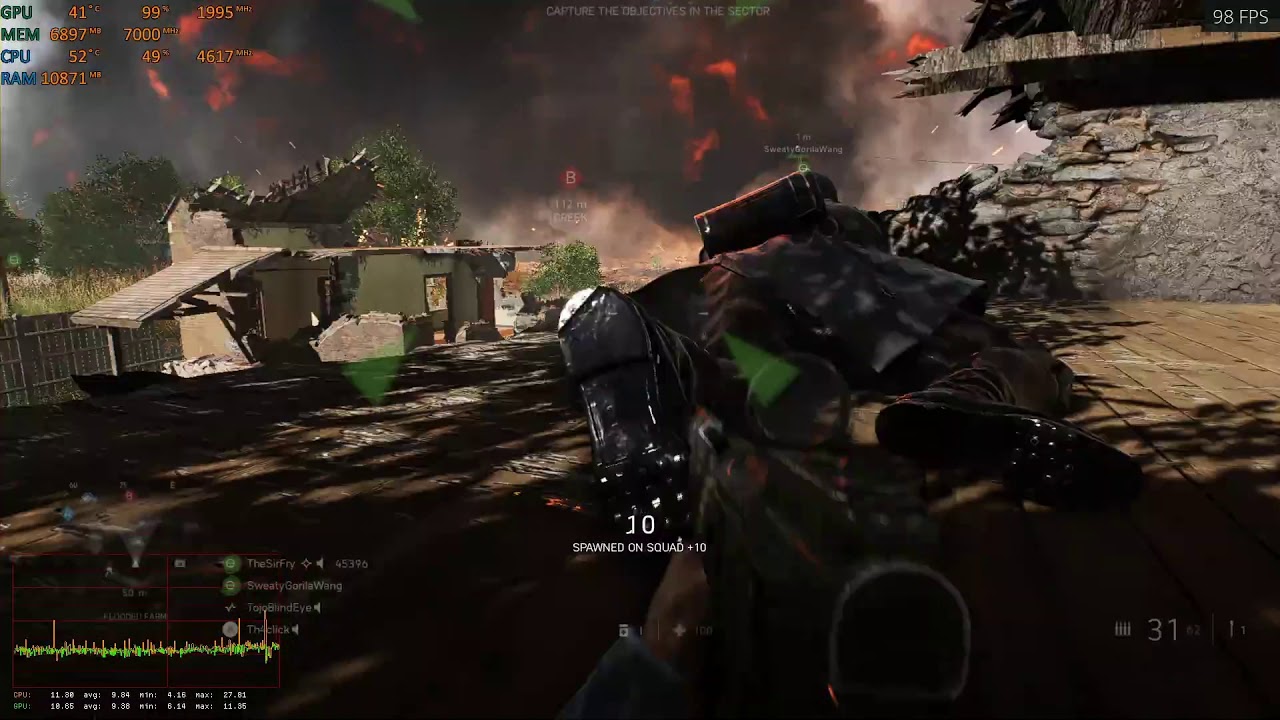 BFV RTX ON v1 rocket