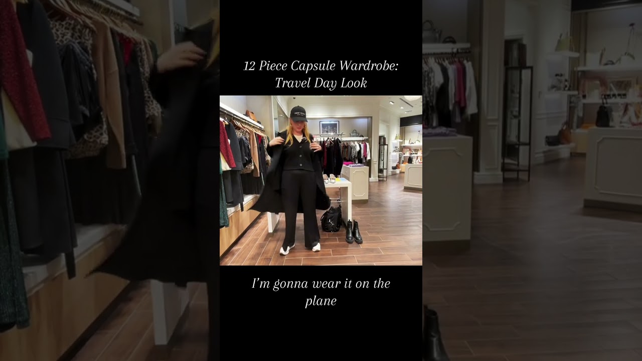 Winter Capsule Wardrobe: Travel Day Outfit 