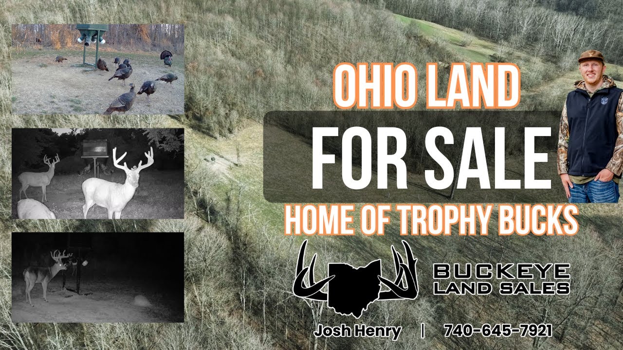 120 Acre Trophy Whitetail Property in NW Meigs County, Ohio