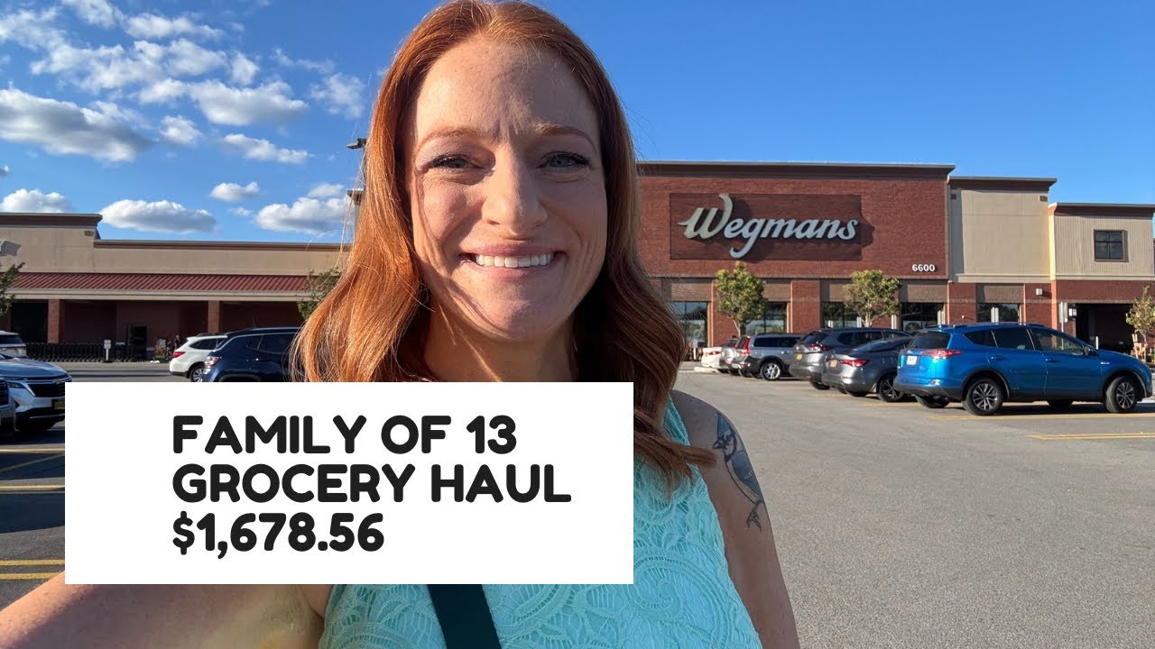FAMILY OF 13 GROCERY HAUL